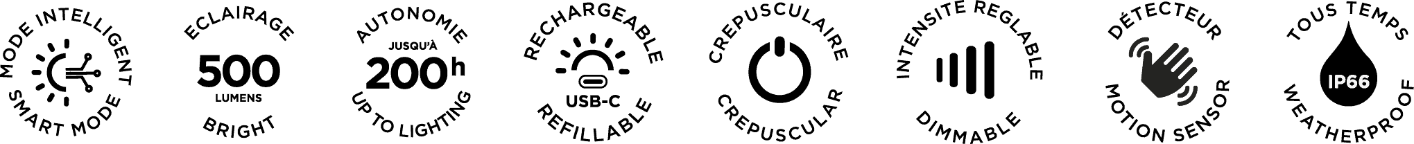 Lanterne ROP&STRIP Muscade 500 lumens