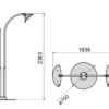 Lampadaire double - moyen – Image 5