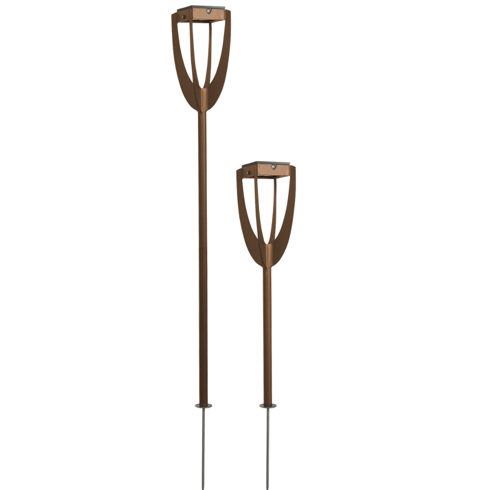 Torche TULIP à planter ou à sceller – Corten
