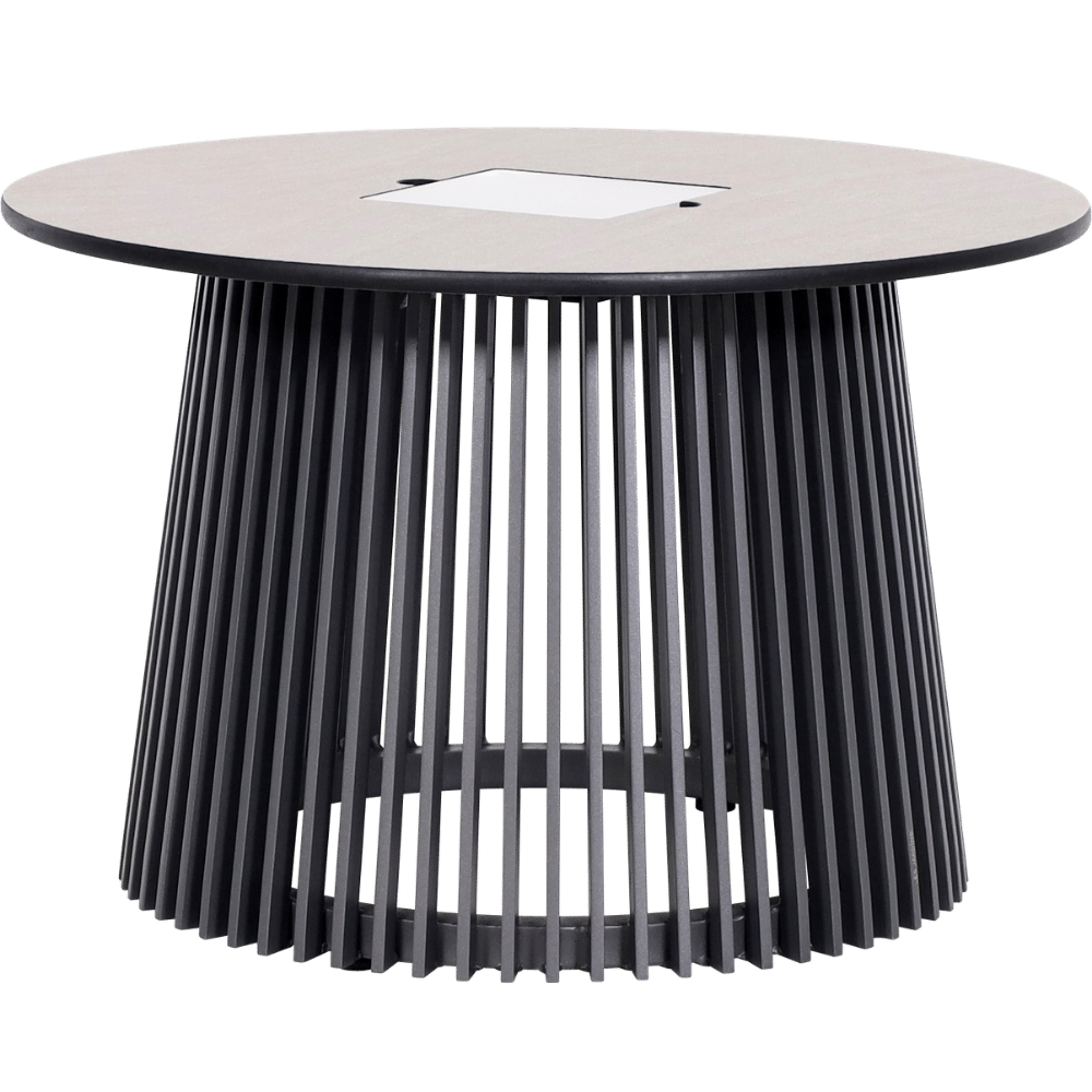 Table basse lumineuse HALO 500 Lumens Ø50 cm – Gris espace