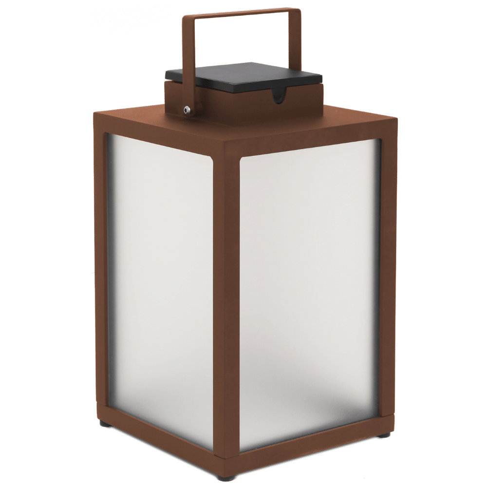 Lanterne solaire Tradition 300 Lumens 40 cm – Corten