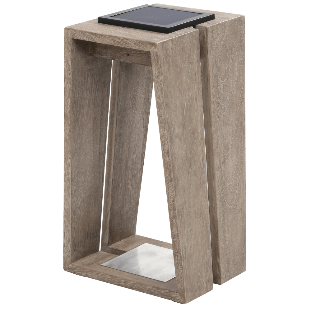 Lanterne SKAAL 500 Lumens 40 cm – Teck massif