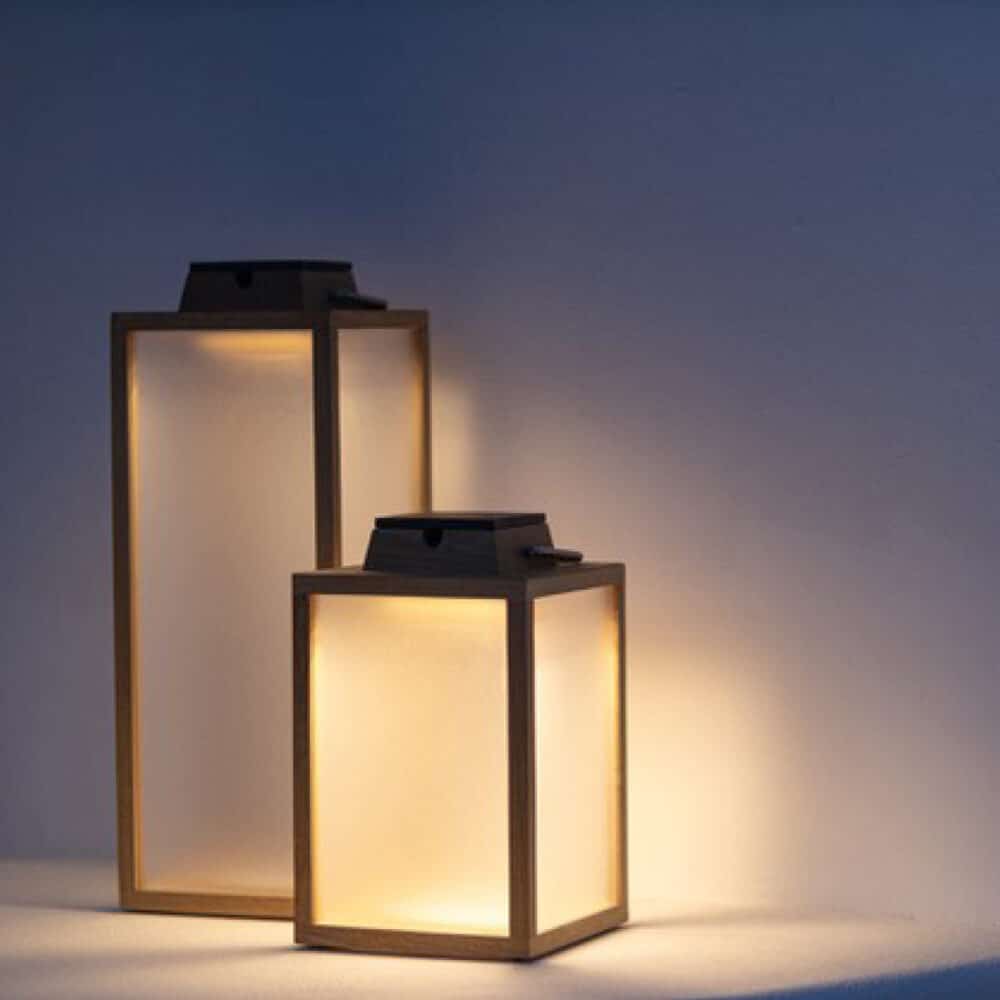 Lanterne TRADITION Teck 65 cm