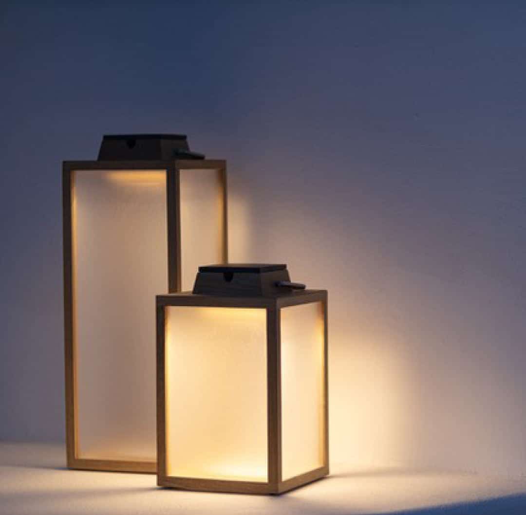 Lanterne TRADITION Teck 65 cm