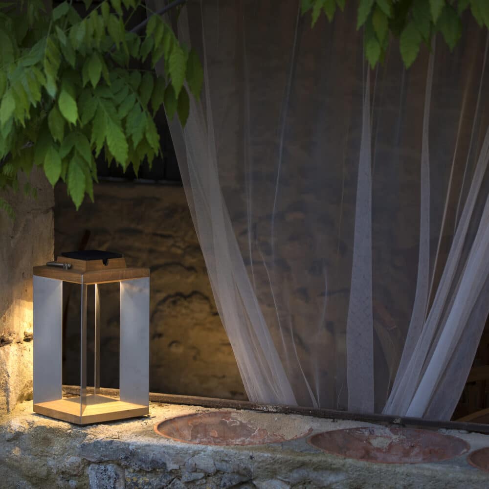 Lanterne TECKINOX 36 cm – Inox & Teck