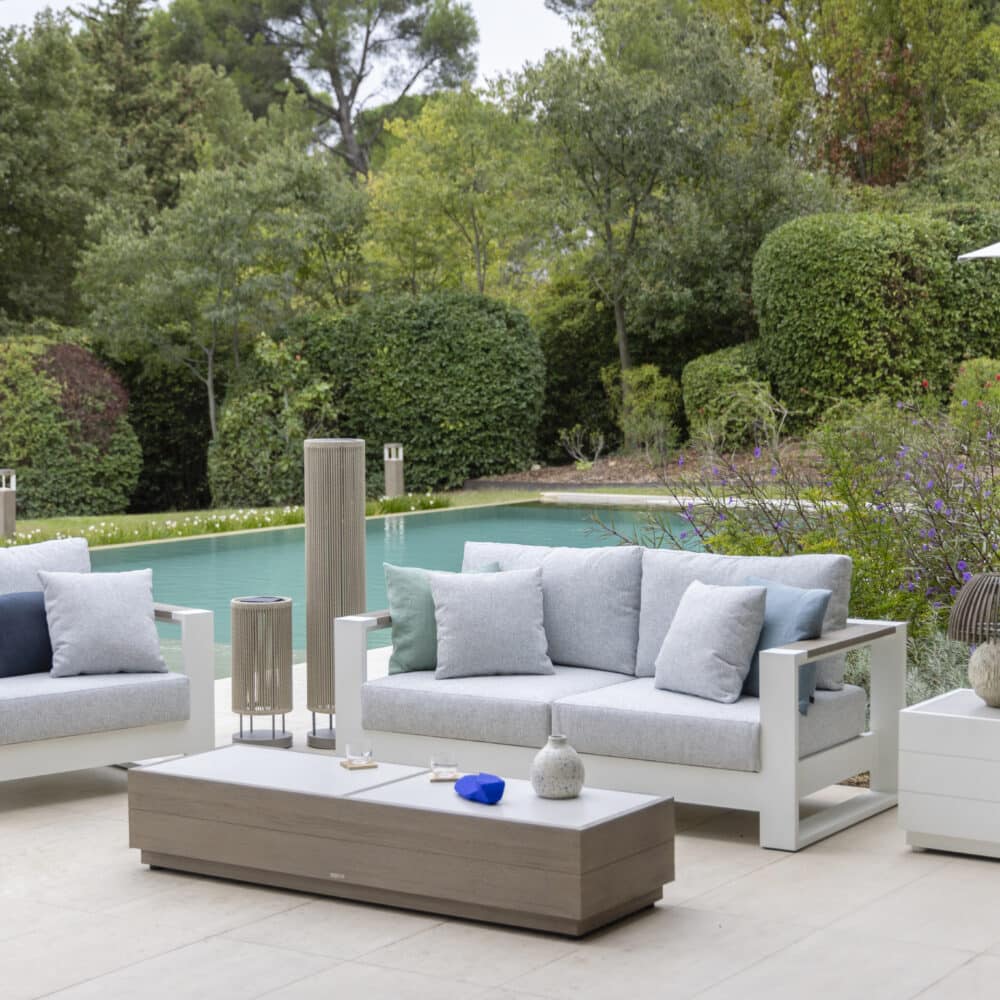 Borne TECKALU 90 cm Blanc