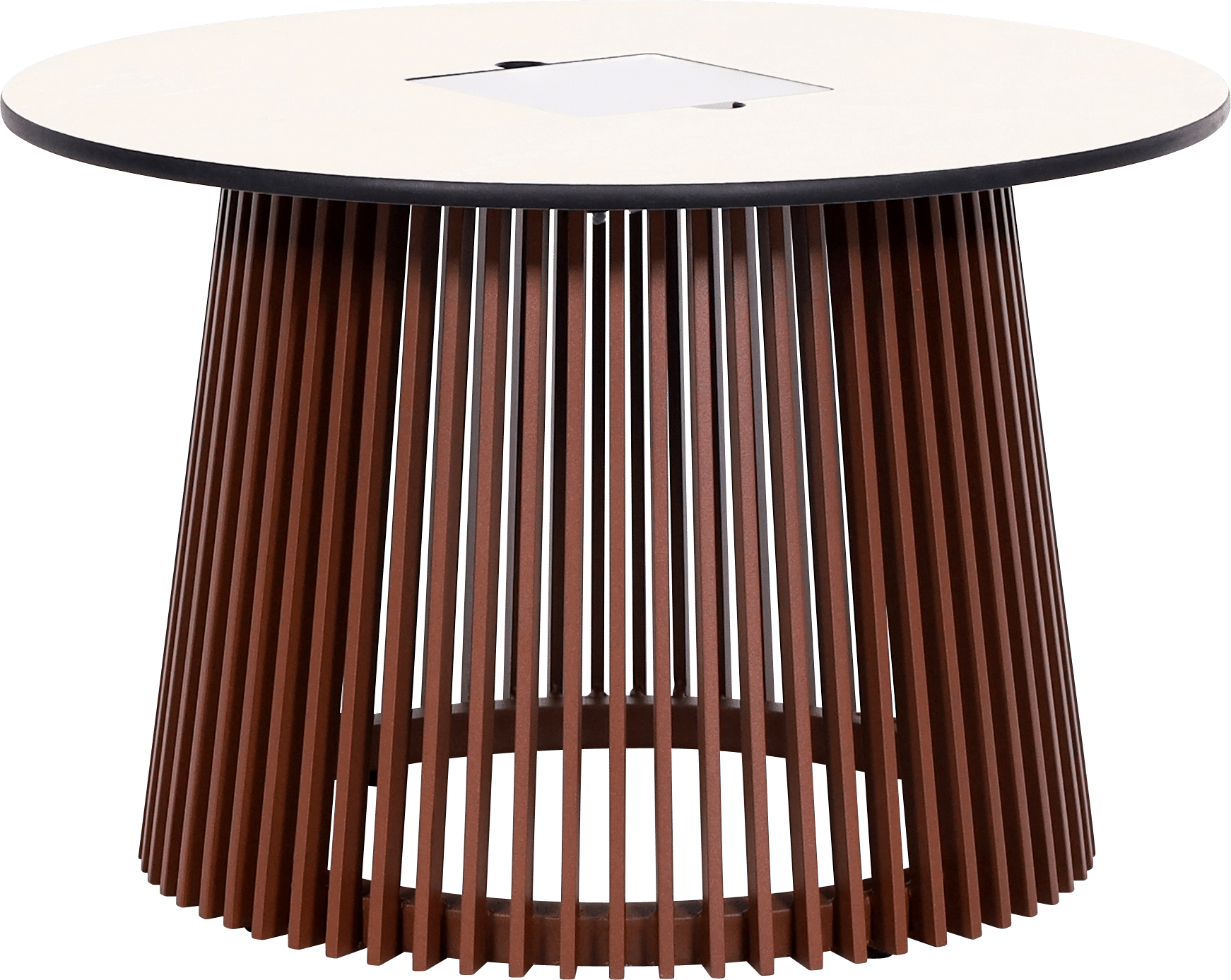 Table basse lumineuse HALO 50 cm – Couleur Corten – Image 6