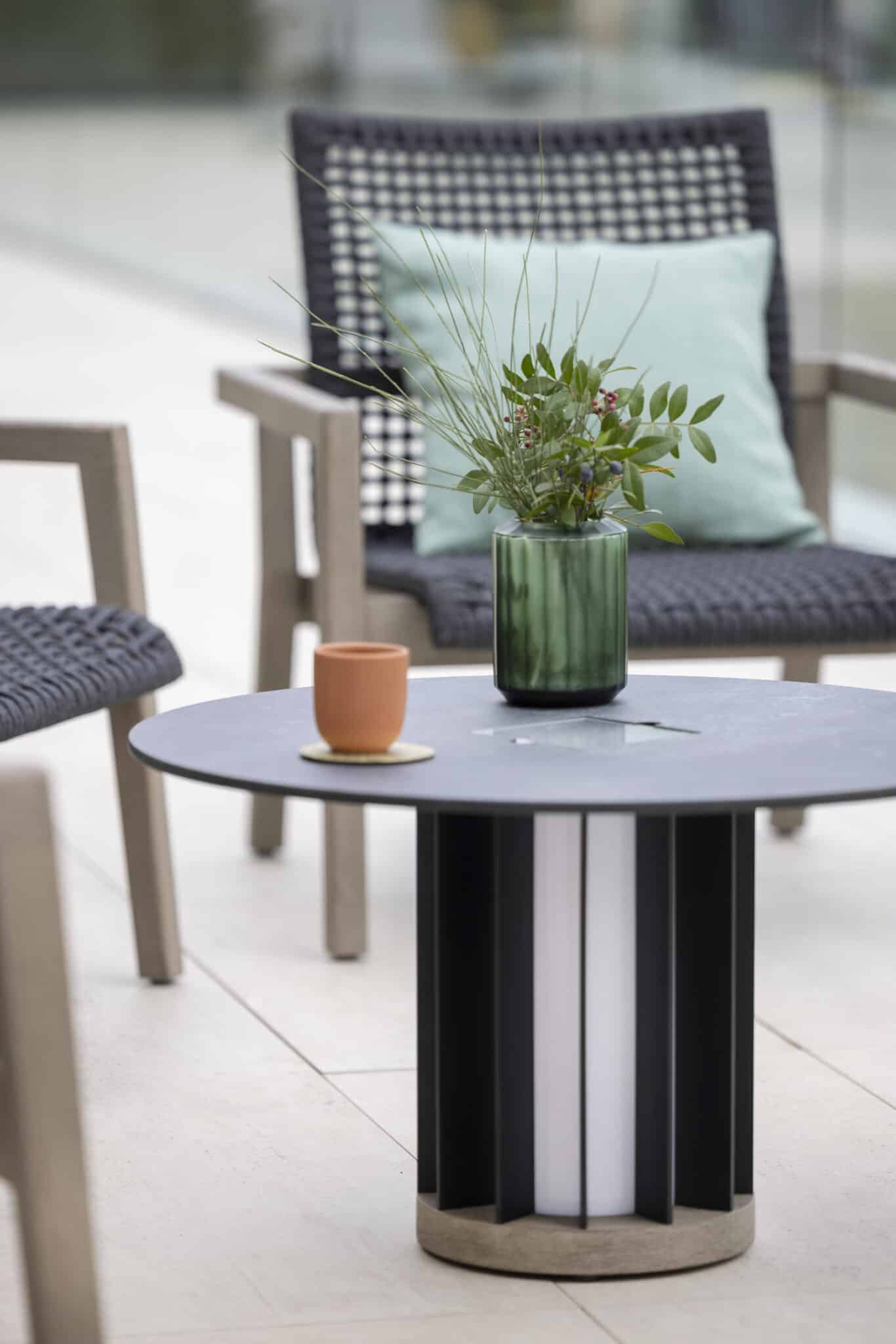 Table basse TECKALU 40 cm – Noir – Image 2