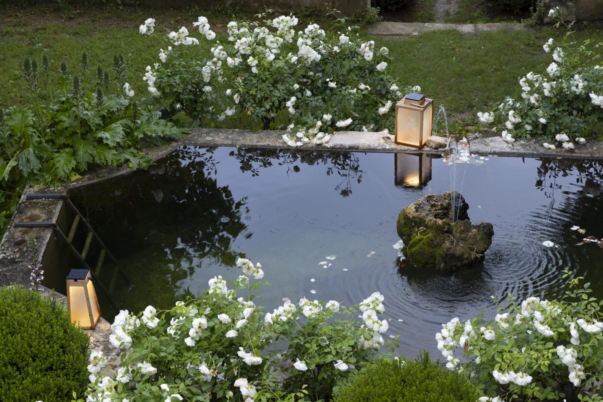 Lanterne TRADITION Teck 40 cm – Image 2