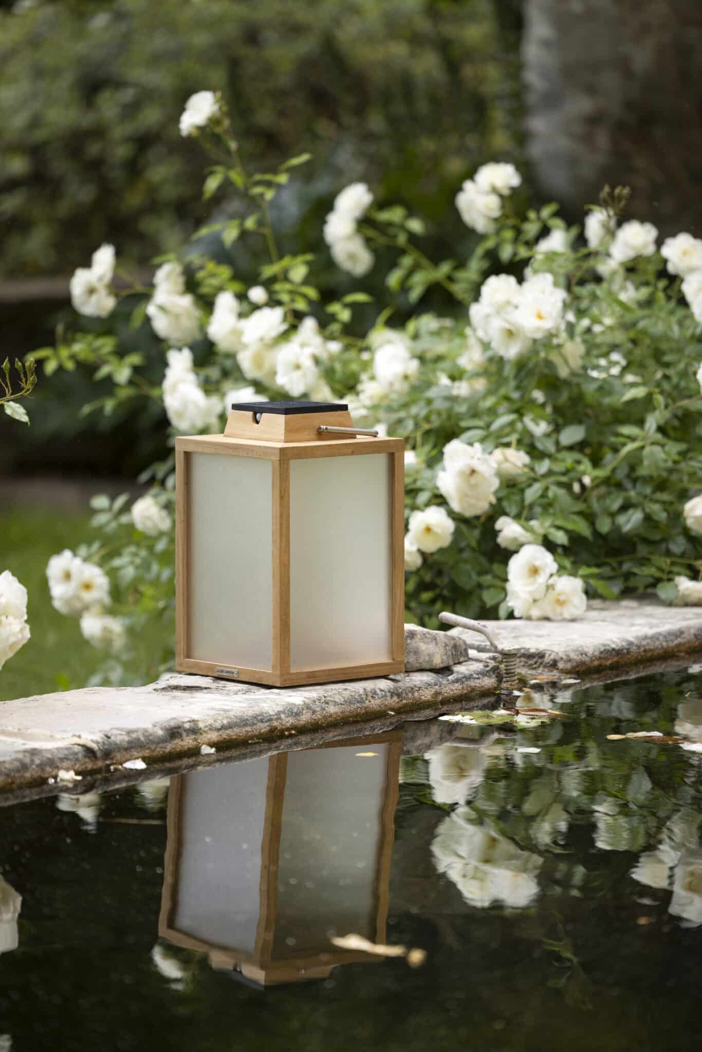 Lanterne TRADITION Teck 40 cm – Image 3