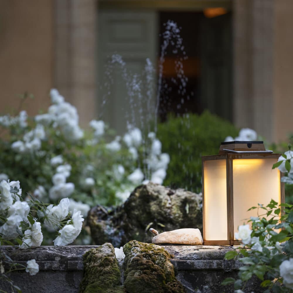 Lanterne TRADITION Teck 40 cm