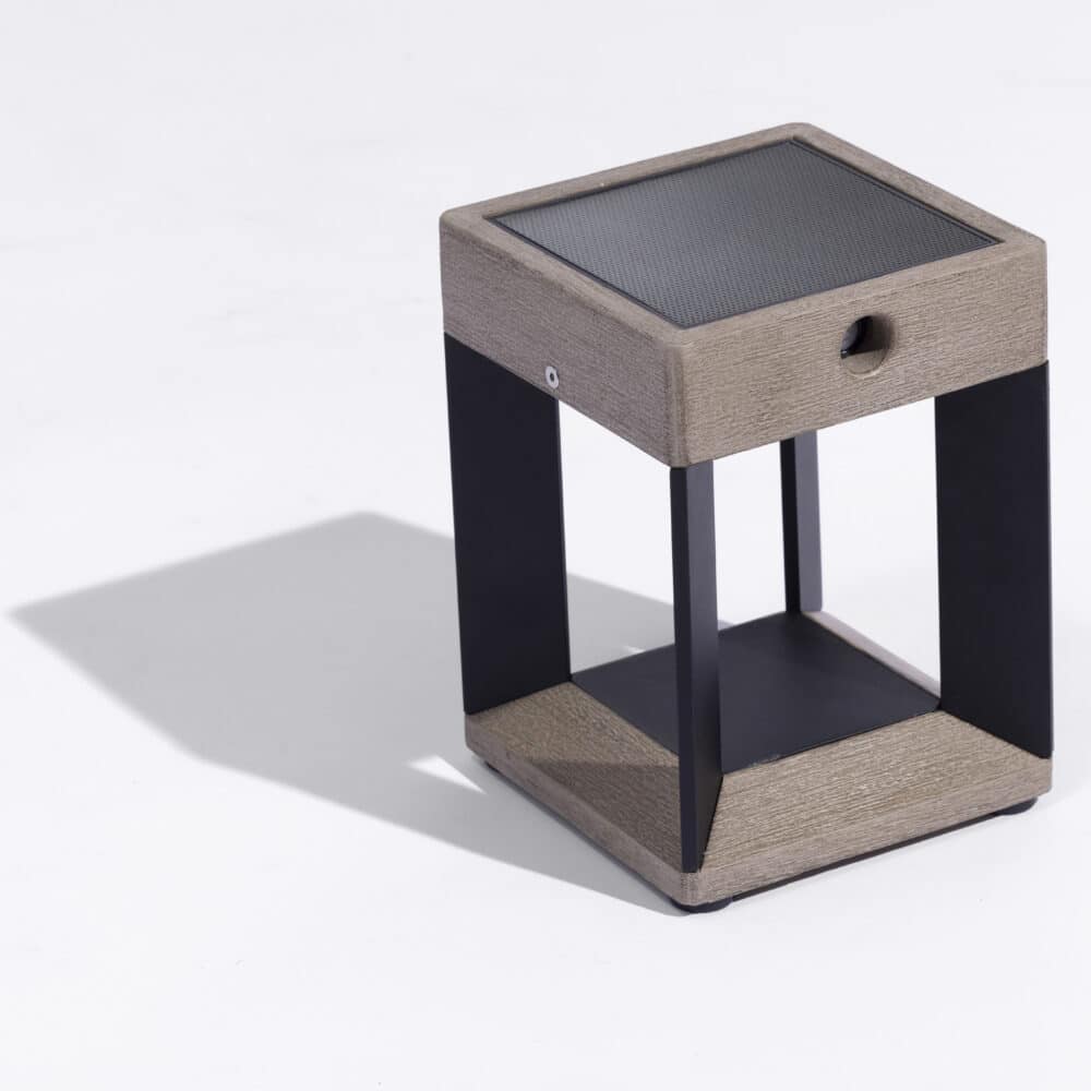 Lampe de table TECKALU 21 cm Noir