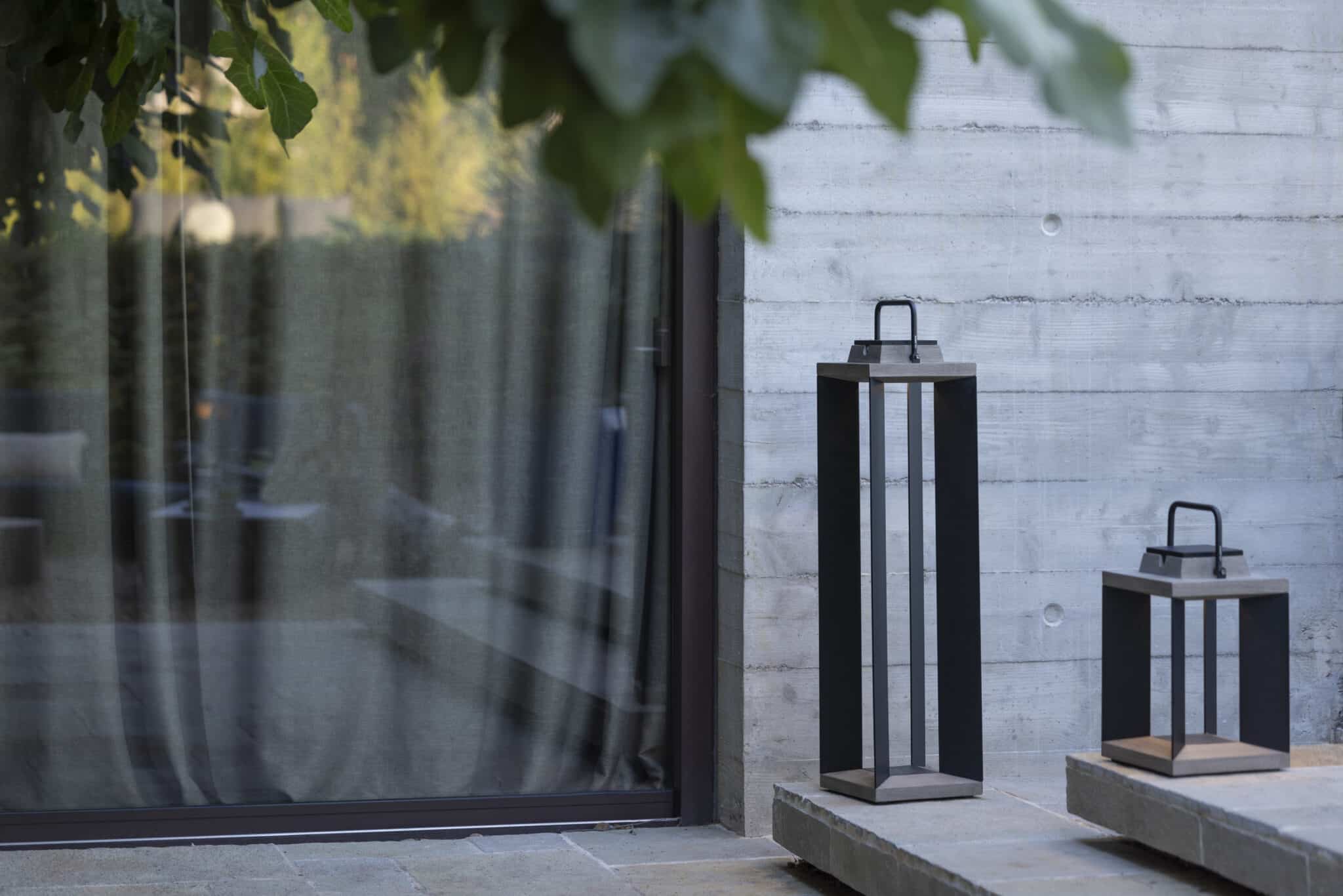 Grande lanterne TECKALU 500 Lumens 90 cm – Noir – Image 3