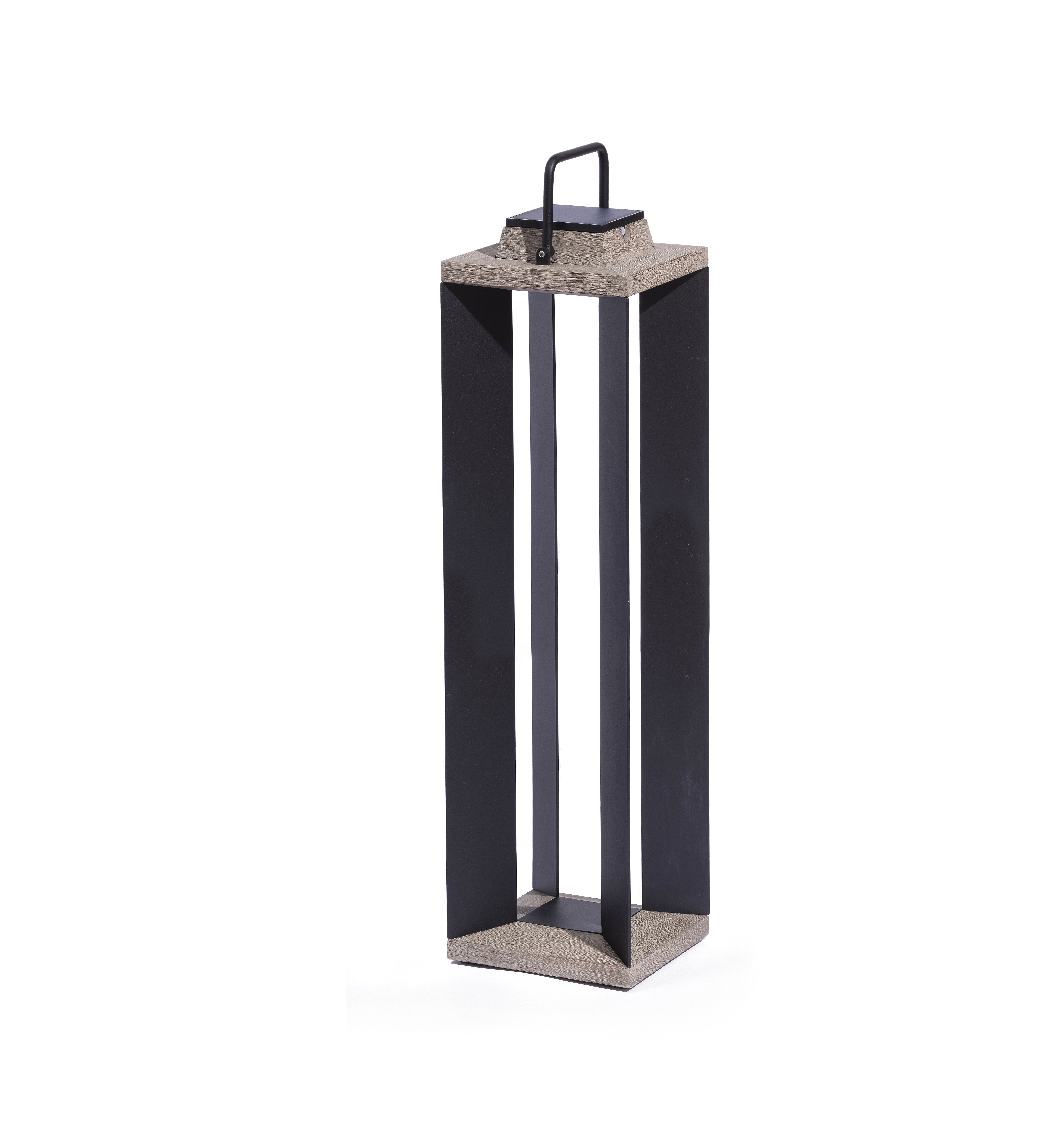 Grande lanterne TECKALU 500 Lumens 90 cm – Noir