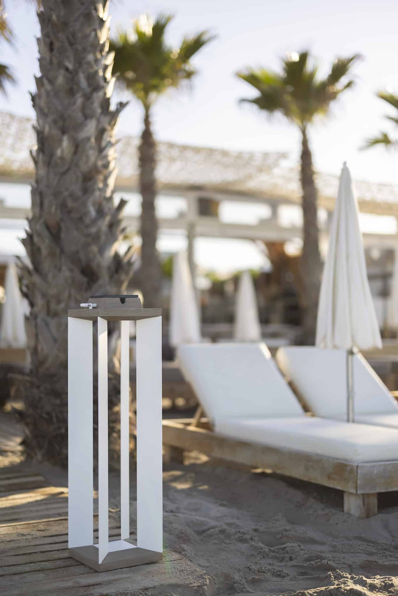 Grande lanterne TECKALU 500 Lumens 90 cm – Blanc – Image 3