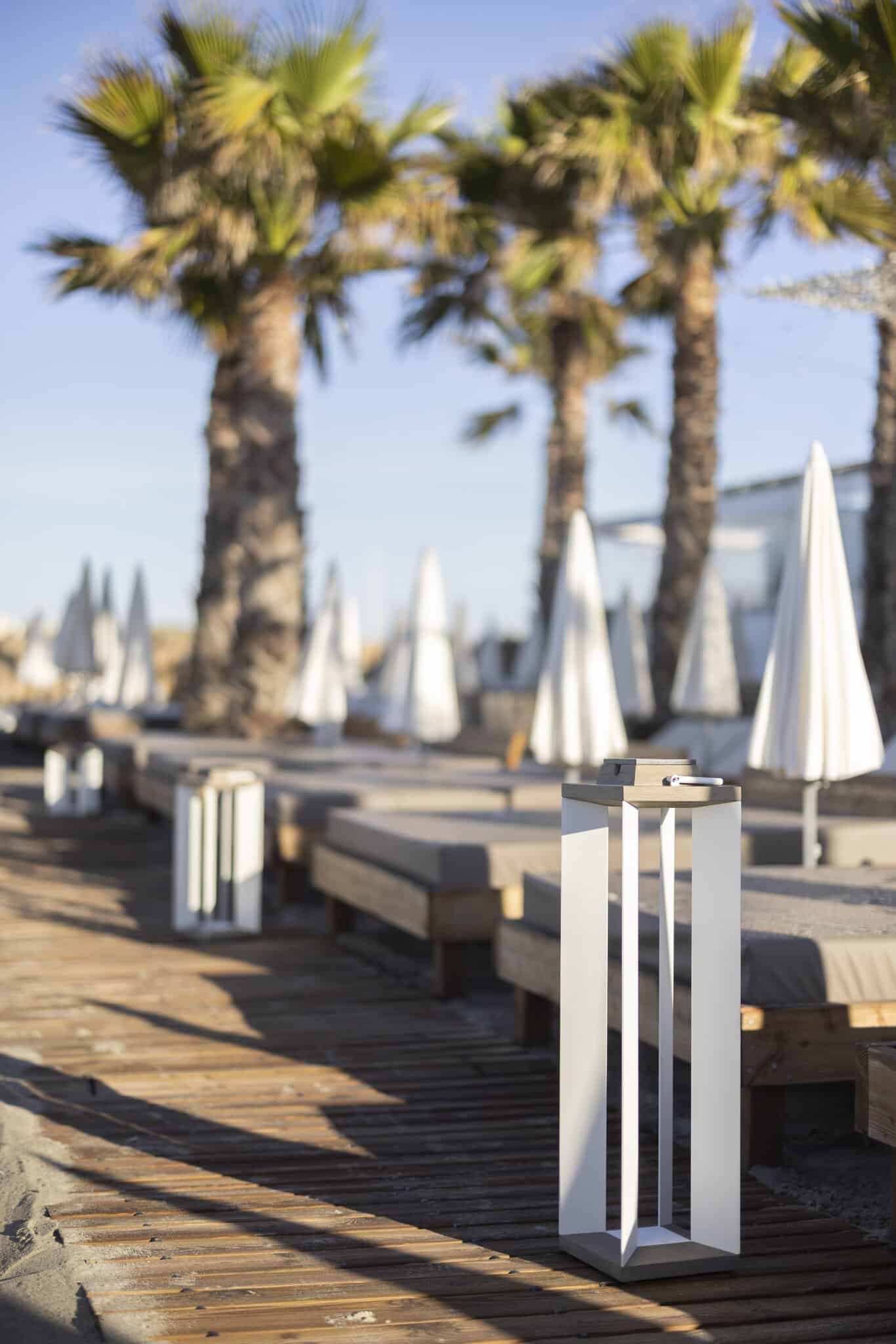 Grande lanterne TECKALU 500 Lumens 90 cm – Blanc – Image 4