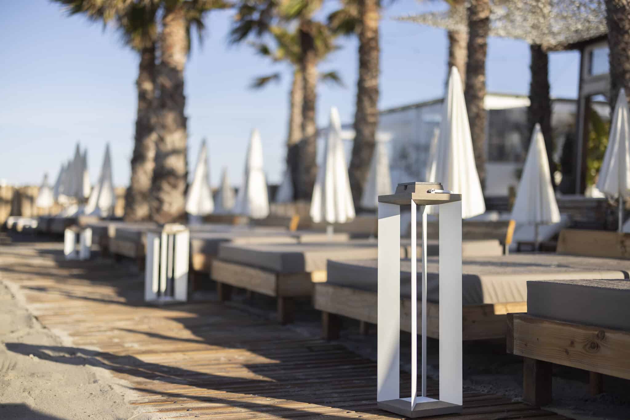 Grande lanterne TECKALU 500 Lumens 90 cm – Blanc – Image 5