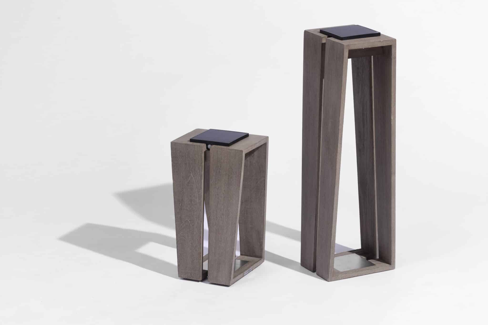 Lanterne SKAAL 500 Lumens 40 cm – Teck massif – Image 8