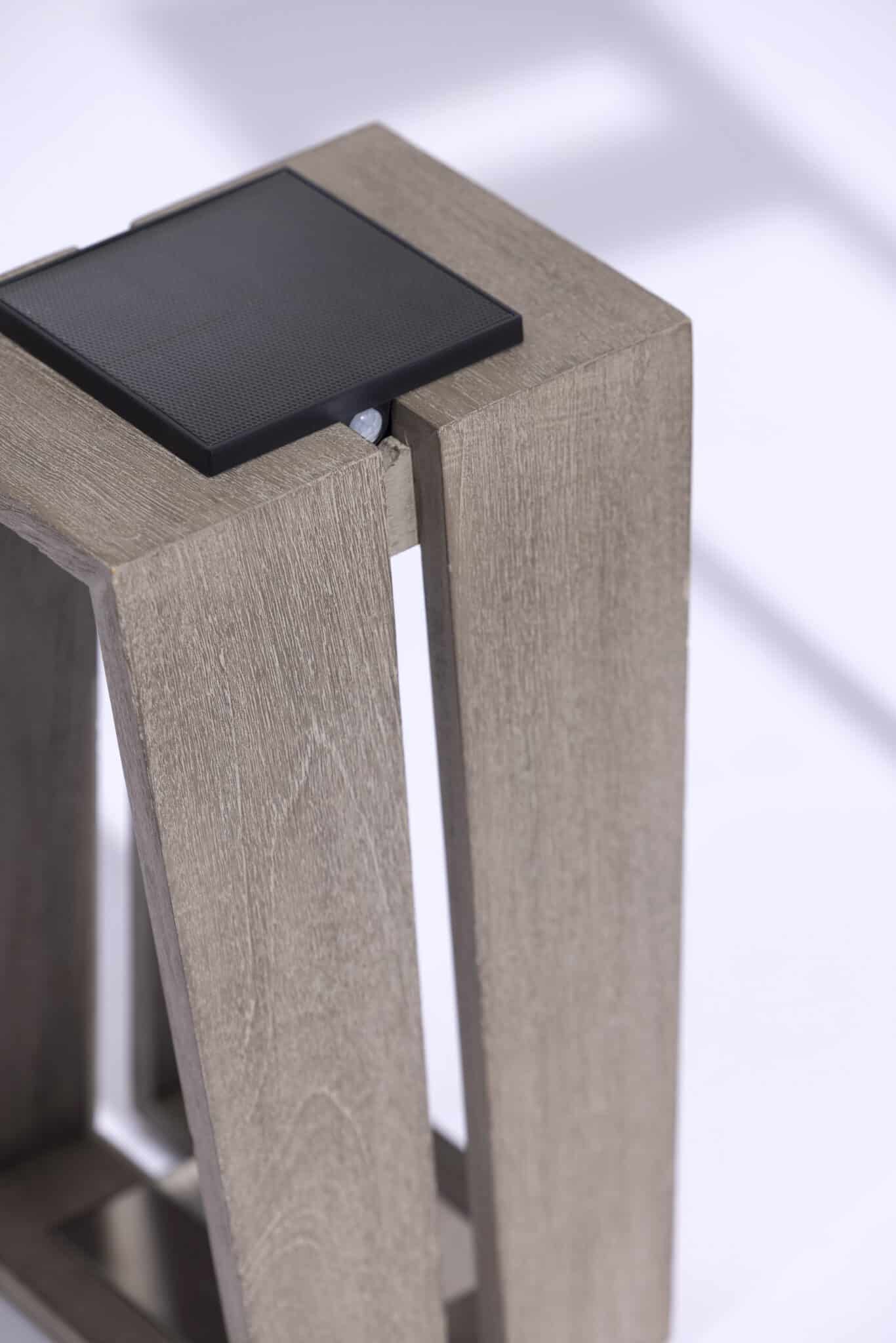 Lanterne SKAAL 500 Lumens 40 cm – Teck massif – Image 2