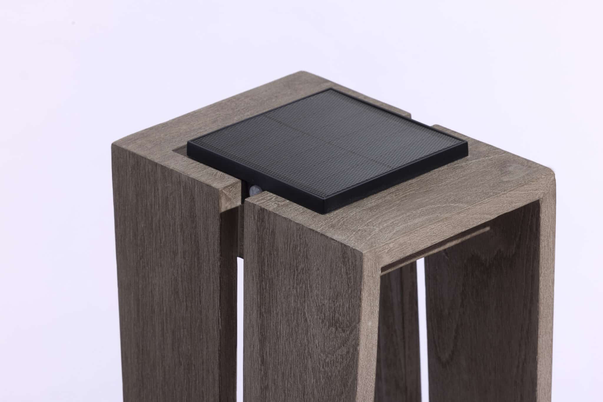 Lanterne SKAAL 500 Lumens 40 cm – Teck massif – Image 7