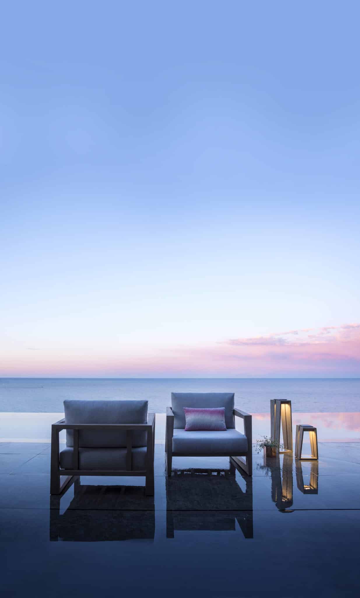 Lanterne SKAAL 500 Lumens 70 cm – Teck massif – Image 3