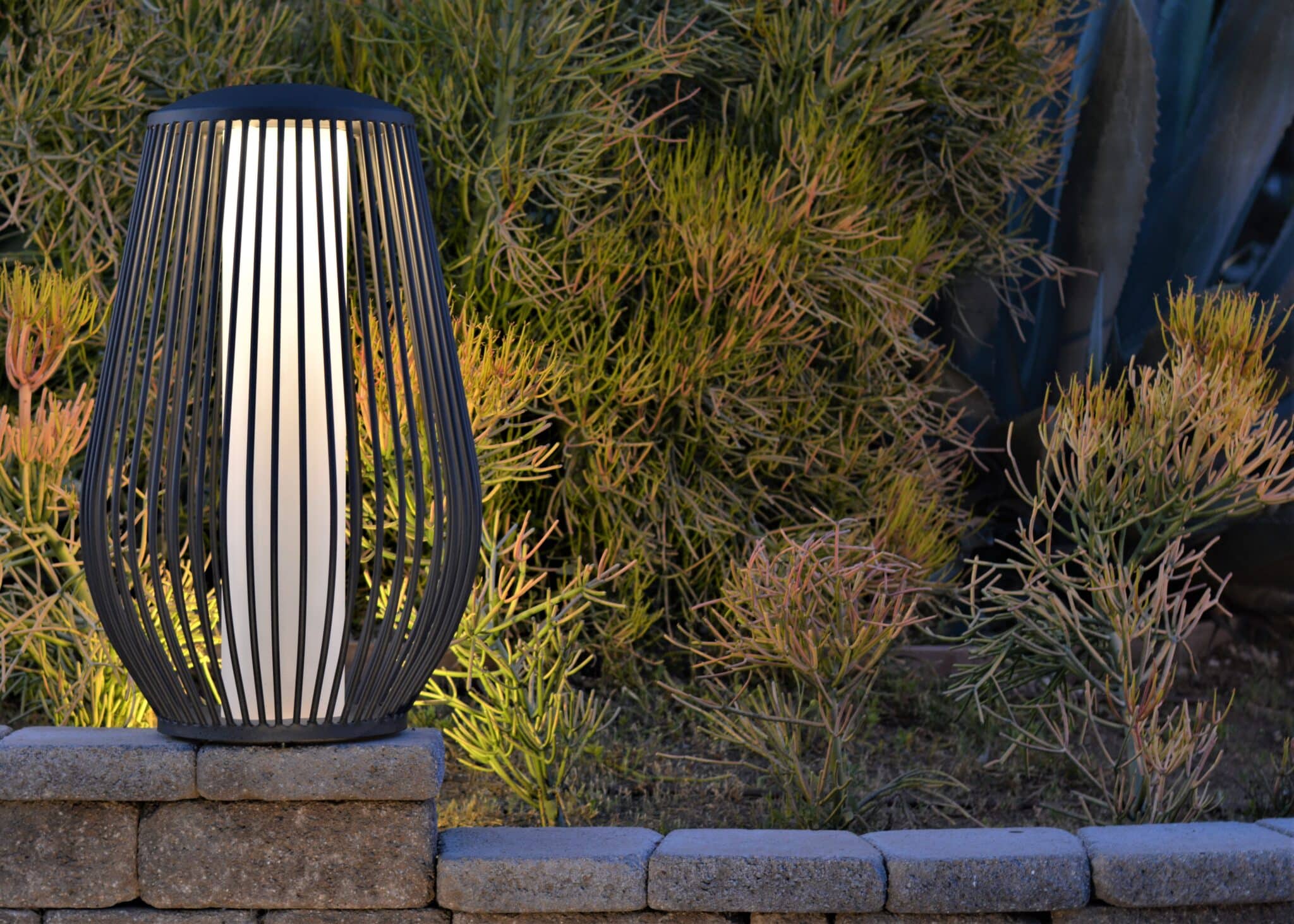 Grande lanterne MANDALEY - Gris espace – Image 4