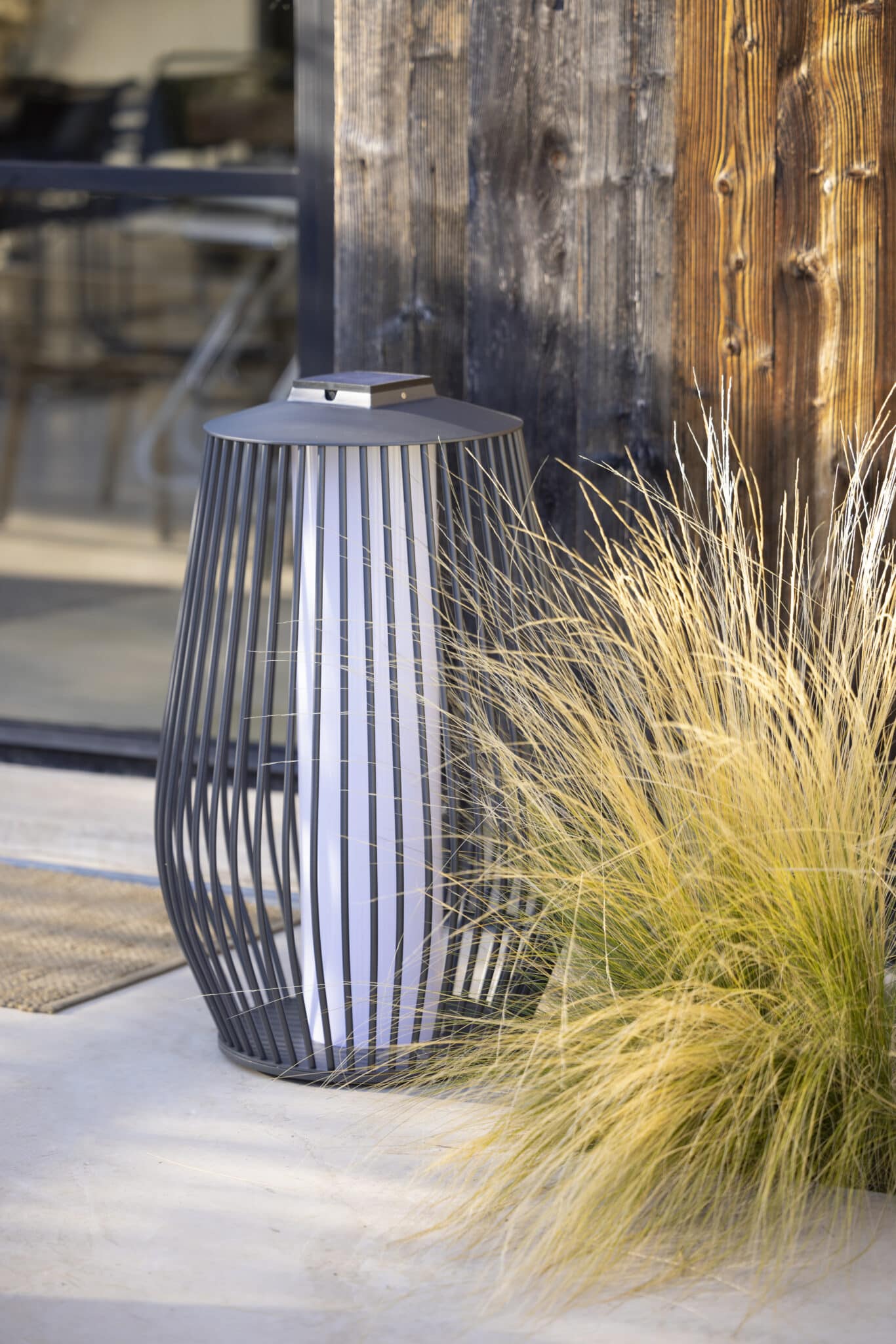 Grande lanterne MANDALEY - Gris espace – Image 2