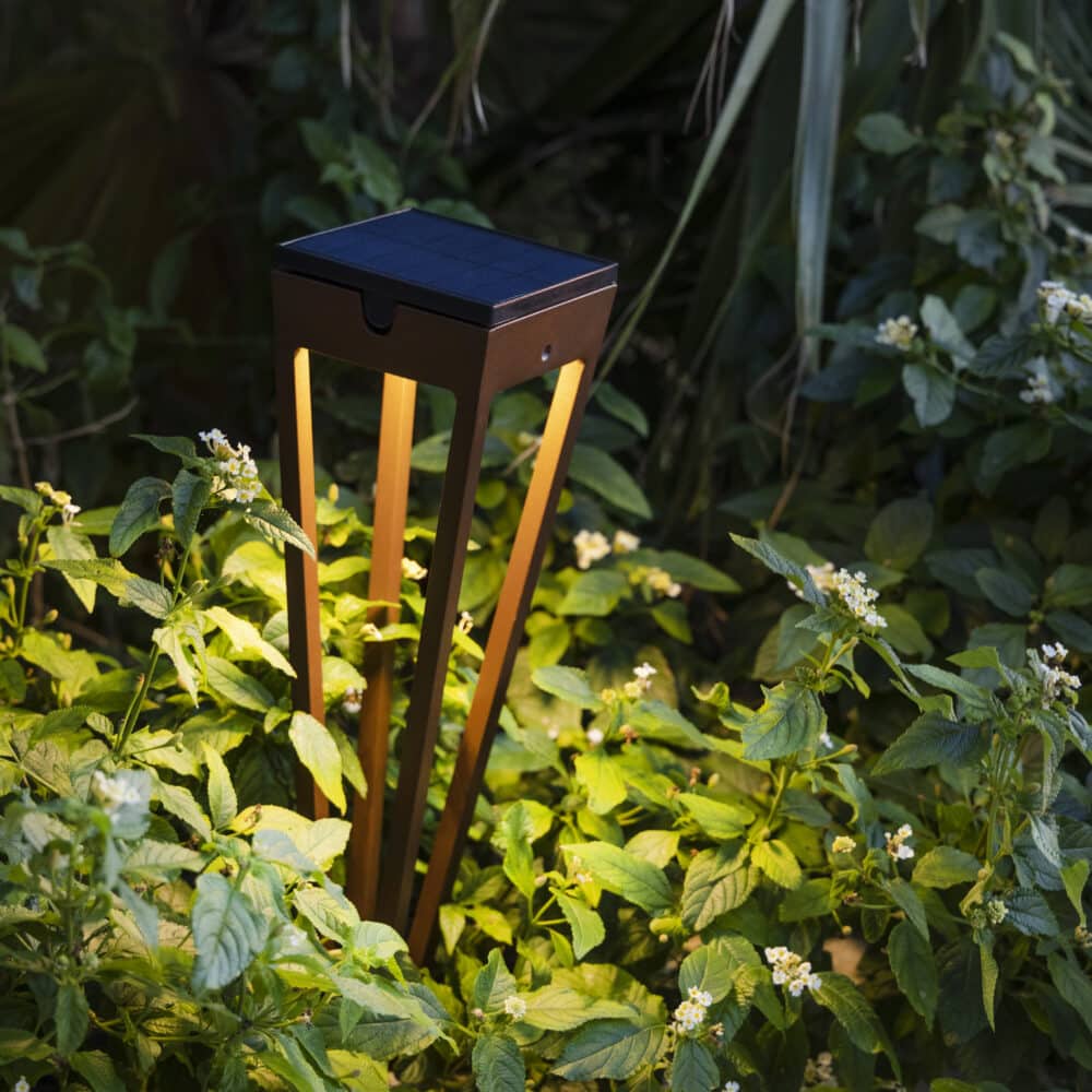 Torche TINKA avec pic intégré – Corten