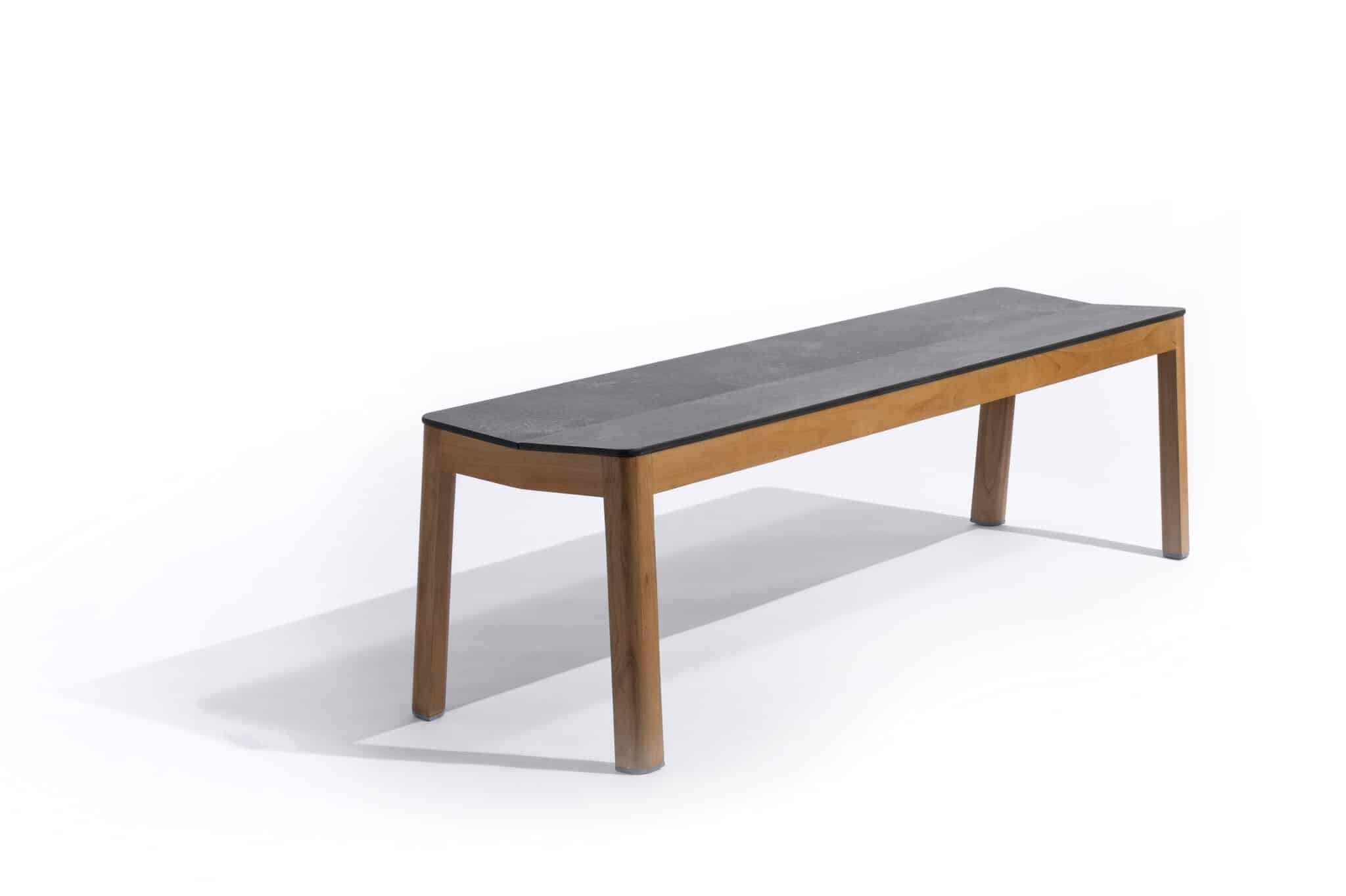 Banc de table HPL TEKURA – 160 cm ardoise – Image 3