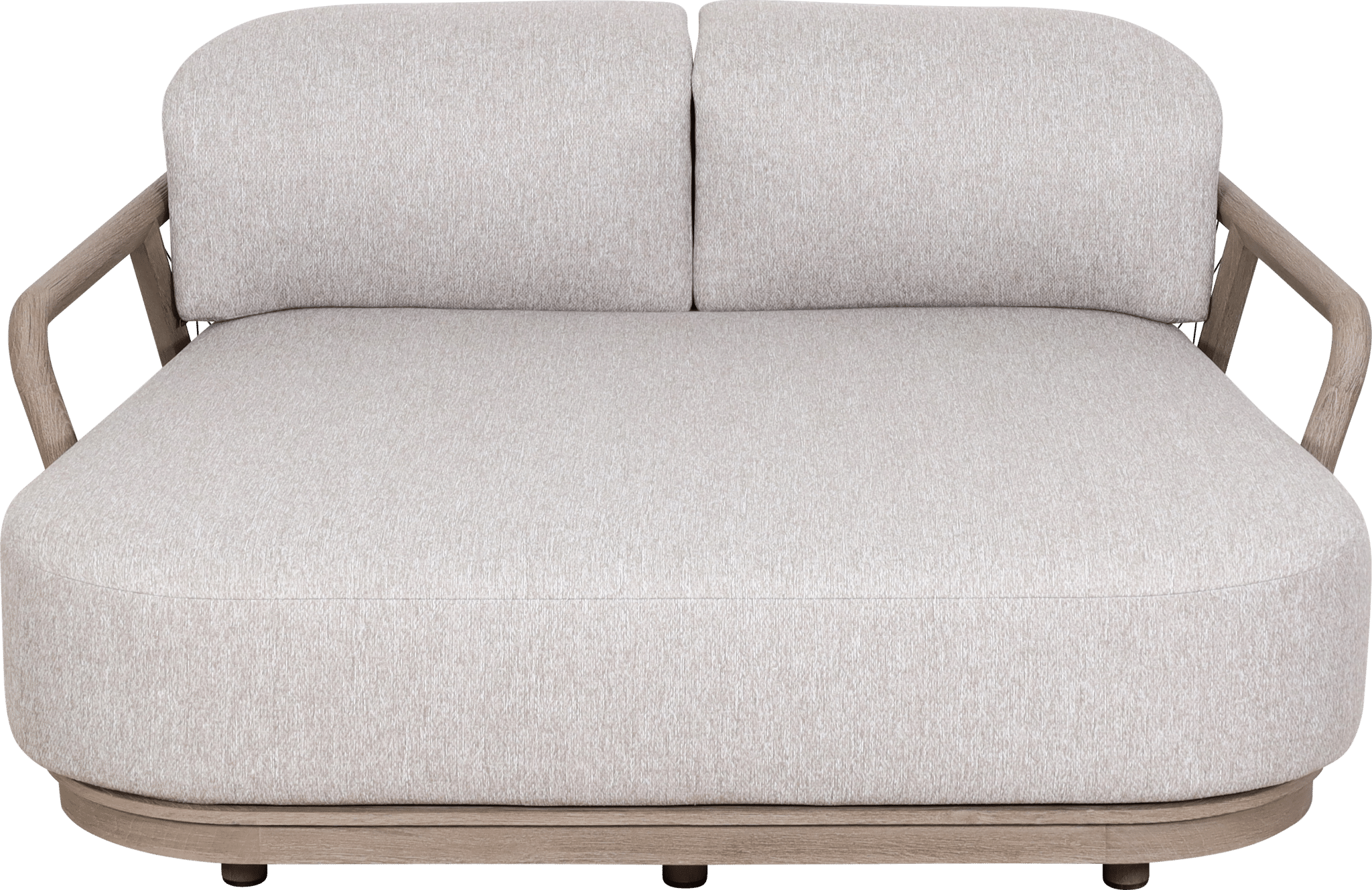 Daybed jardin Chester avec coussins – Taupe chiné – Image 6