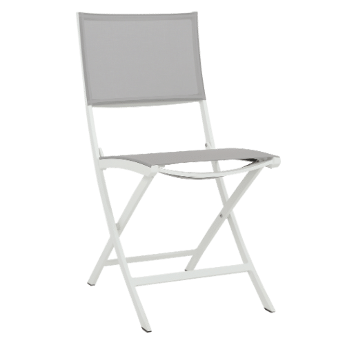 chaise pliante AMAKA blanc