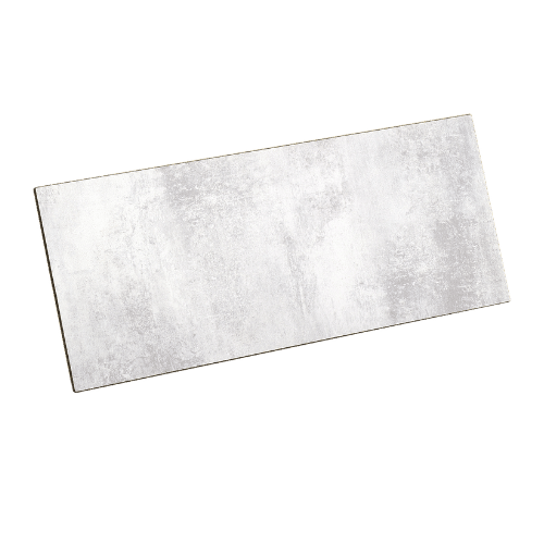 tablette droite JET STREAM aluminium gris espace HPL béton ciré