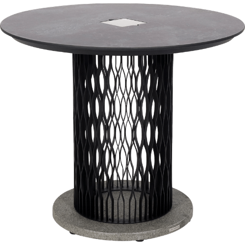 Table de repas CADIX – Gris espace Ø110 cm