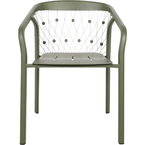 fauteuil empilable extérieur vert avocat
