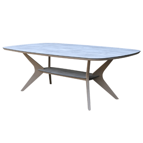 table fixe SELVA HPL béton ciré
