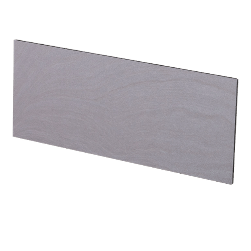 tablette droite JET STREAM aluminium gris espace HPL céramique gris