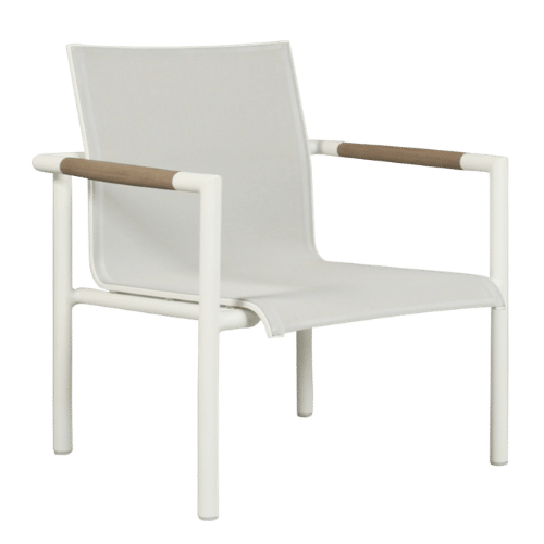 fauteuil bas BASTINGAGE blanc