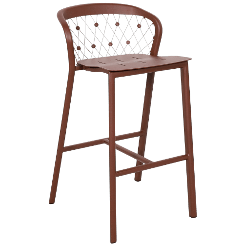 Tabouret de bar jardin Chester - Corten