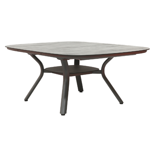 table carrée extensible SAGAMORE gris espace