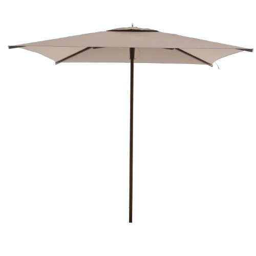 Parasol carré aluminium