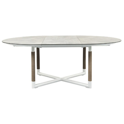 table extensible BASTINGAGE blanc