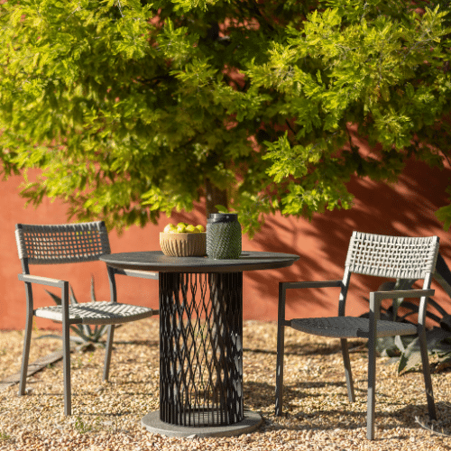 fauteuil RANCHO gris espace