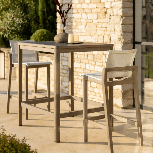 table haute COPENHAGUE HPL ardoise