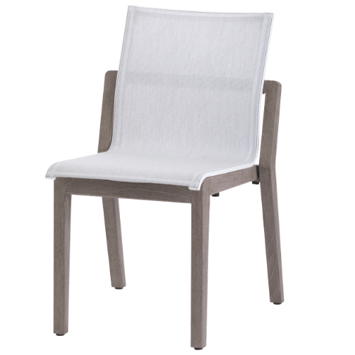 chaise empilable COPENHAGUE Batyline Eden blanc chiné