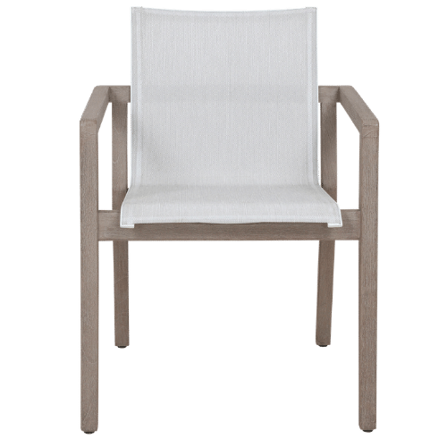fauteuil empilable COPENHAGUE Batyline Eden blanc chiné