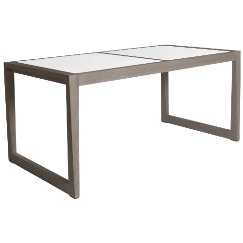 table bistro SKAAL blanche tadelakt