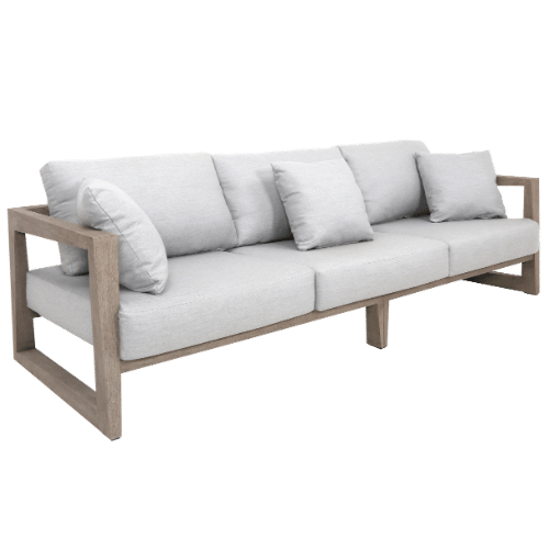 canapé 3 places SKAAL teck Duratek Lopi marbre