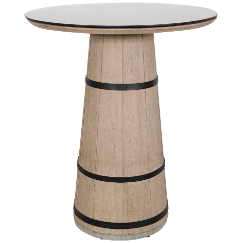 table mange-debout BARREL céramique gris anthracite