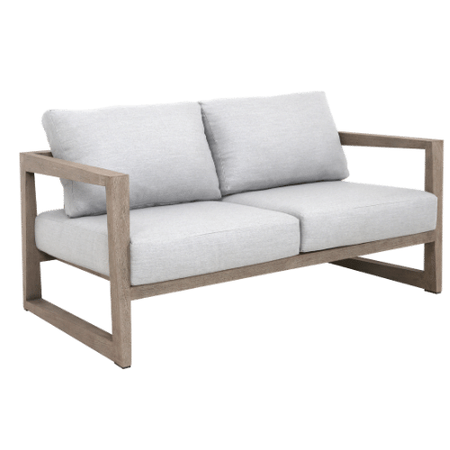 canapé SKAAL S teck Duratek gris clair