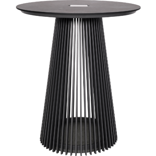 Mange-debout HALO – Gris espace Ø90 cm